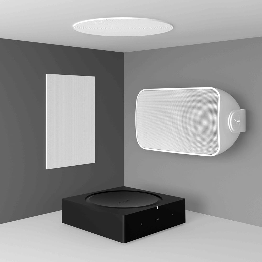 Sonos Architectural In-Ceiling Speakers (Pair) Lowe's TV Audio